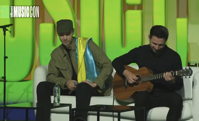 Макс Барських на конференції MusicCon у рамках Billboard Music Awards-2022 у Лас-Вегасі
