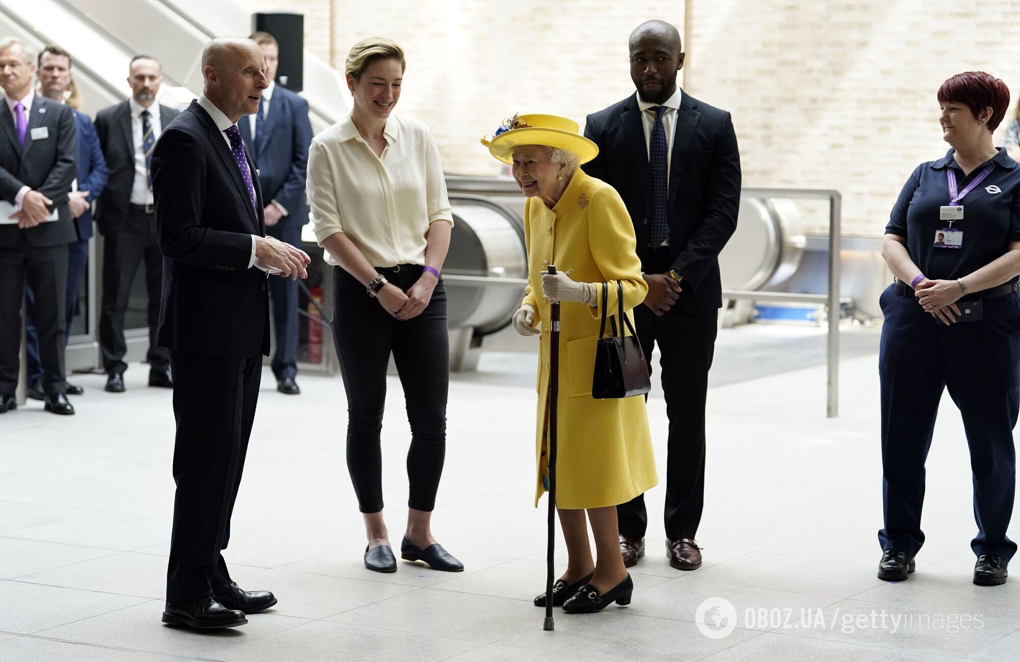 Елизавета II посетила метро Лондона