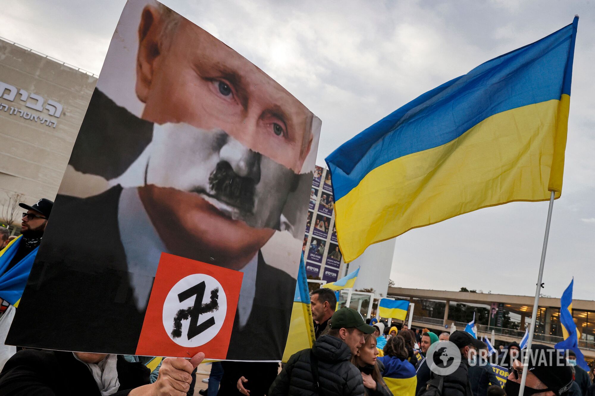После начала полномасштабной войны против Украины Путина начали открыто сравнивать с Гитлером