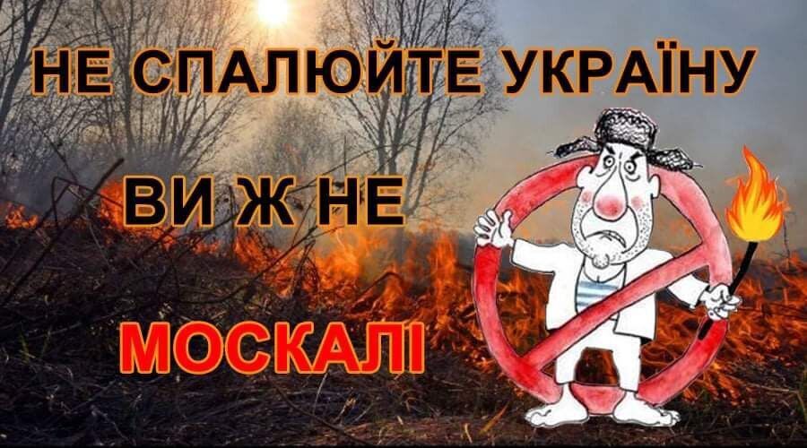 Выжигание украинской земли – преступление.