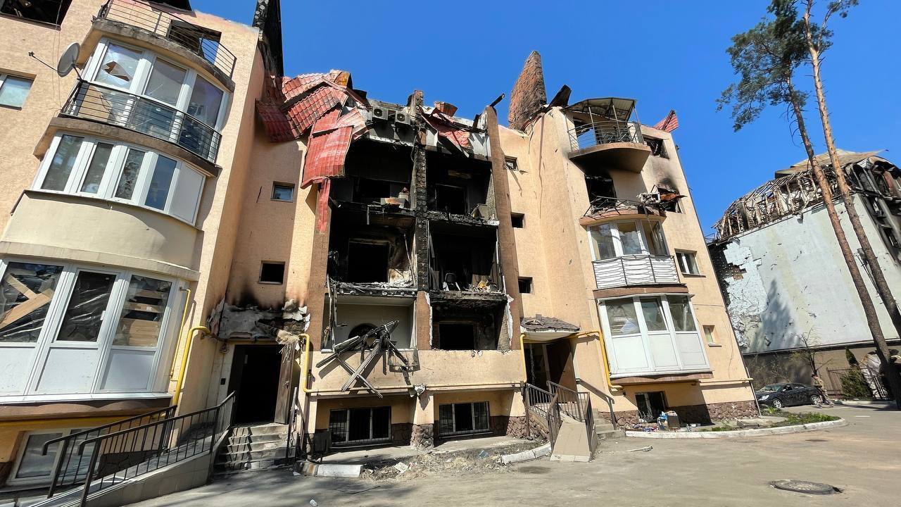 В Ірпені російські окупанти зруйнували понад 70% будівель.