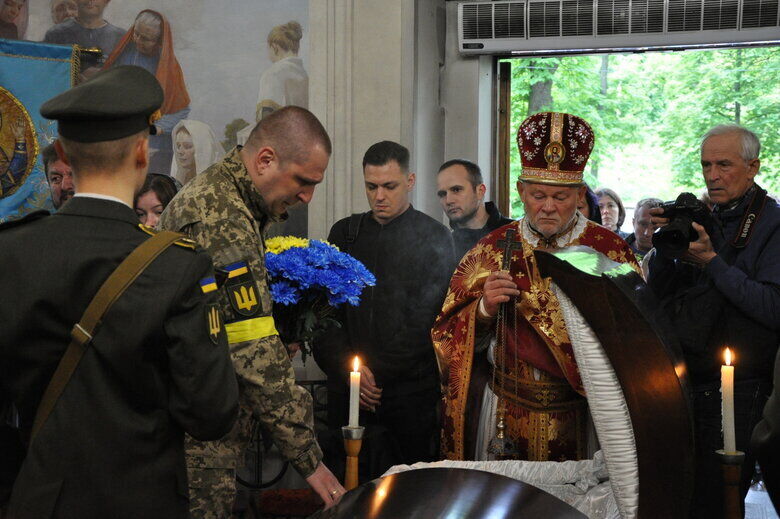 Церемонія прощання із захисником України
