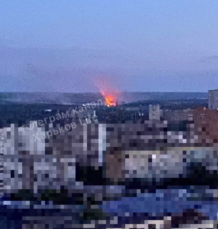 В Харькове что-то загорелось