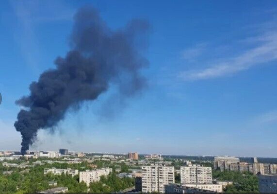 В России произошел мощный пожар на подстанции
