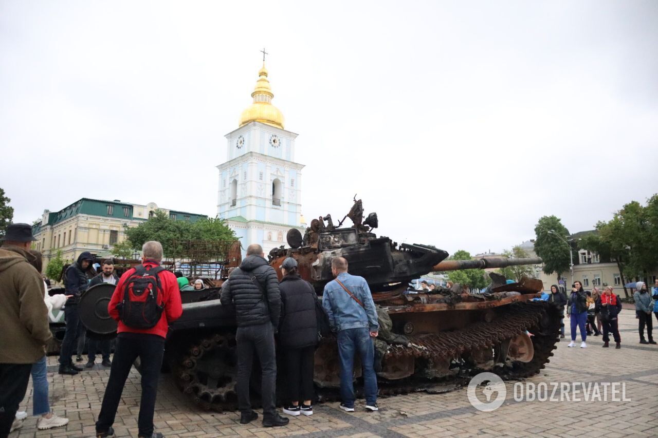 Вся техника в экспозиции была уничтожена в боях за Киев
