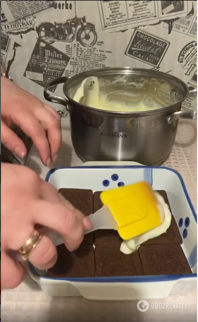 Приготовление крема для десерта