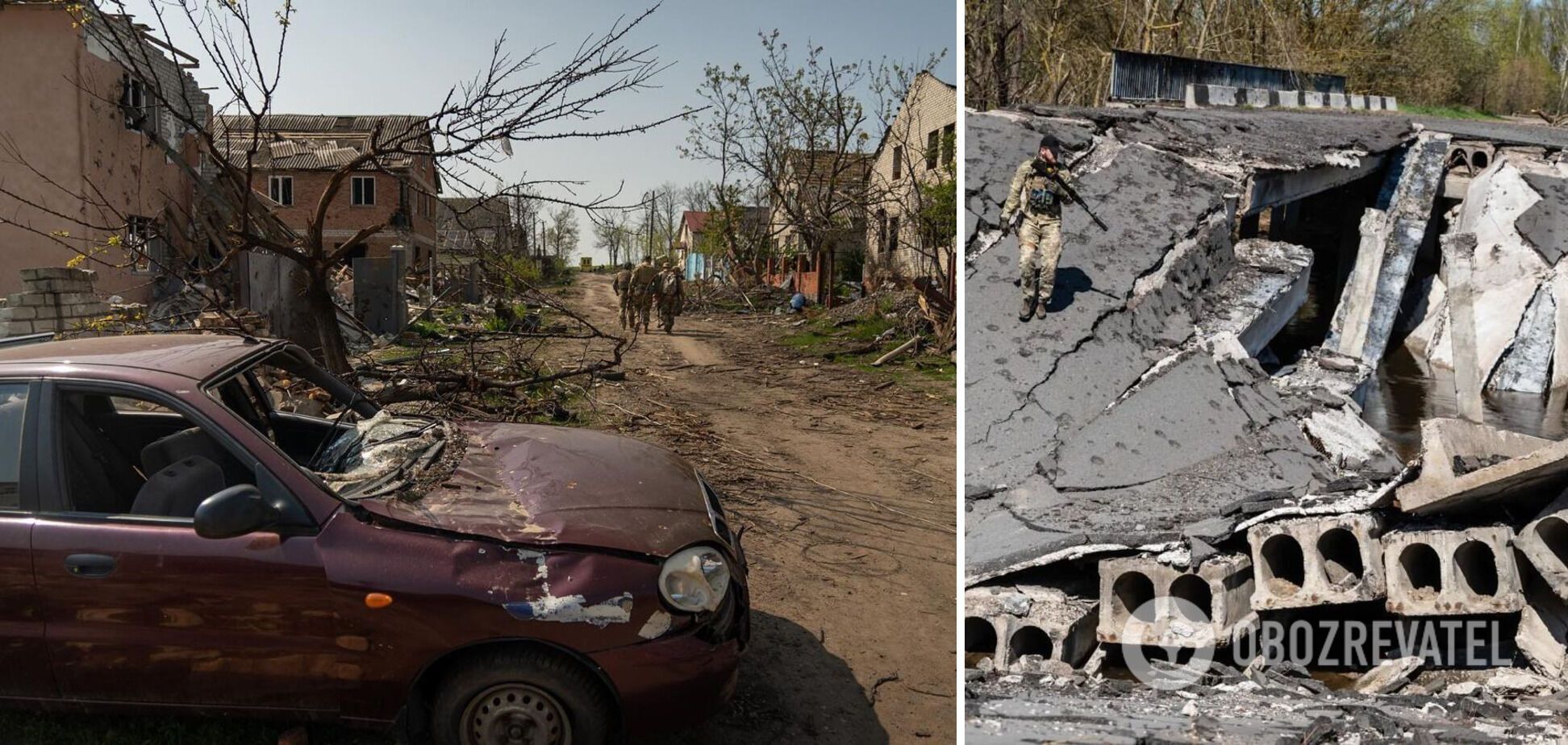 Оккупанты разрушили множество городов в Украине