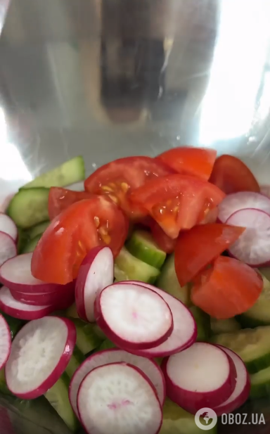 Нарізання овочів для страви