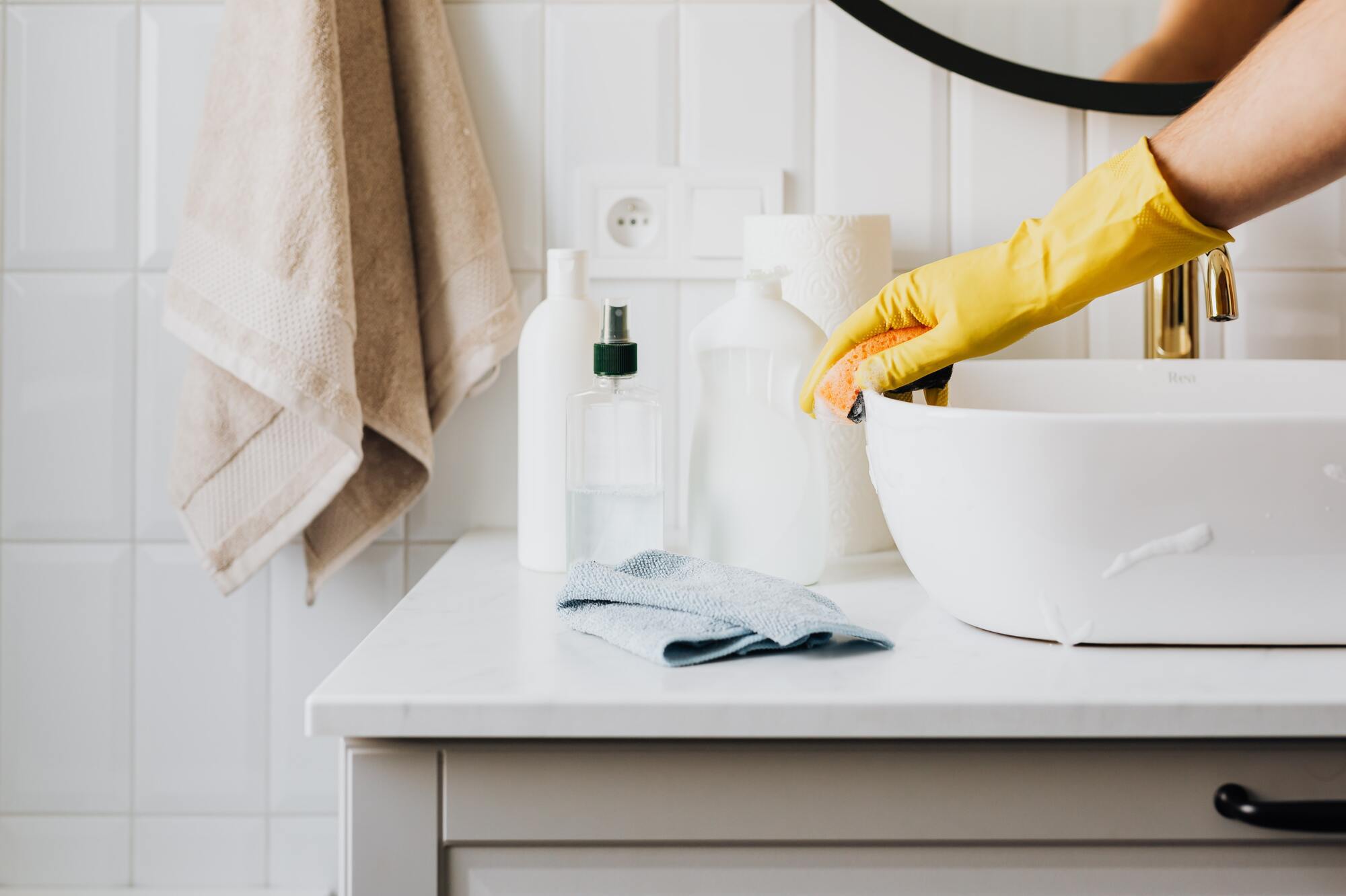 Как отстирать кухонные полотенца 