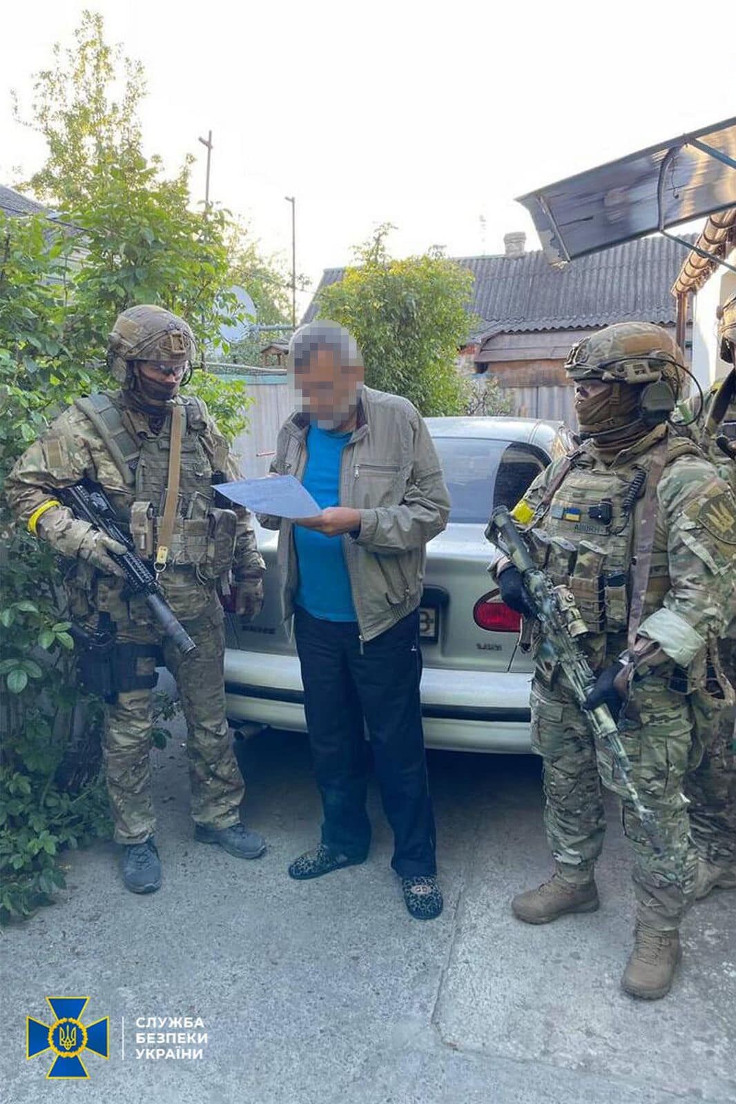На Харківщині затримали агента ворога із проросійської "козачої" організації. Фото