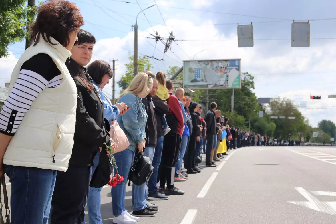 Живой коридор в Виннице