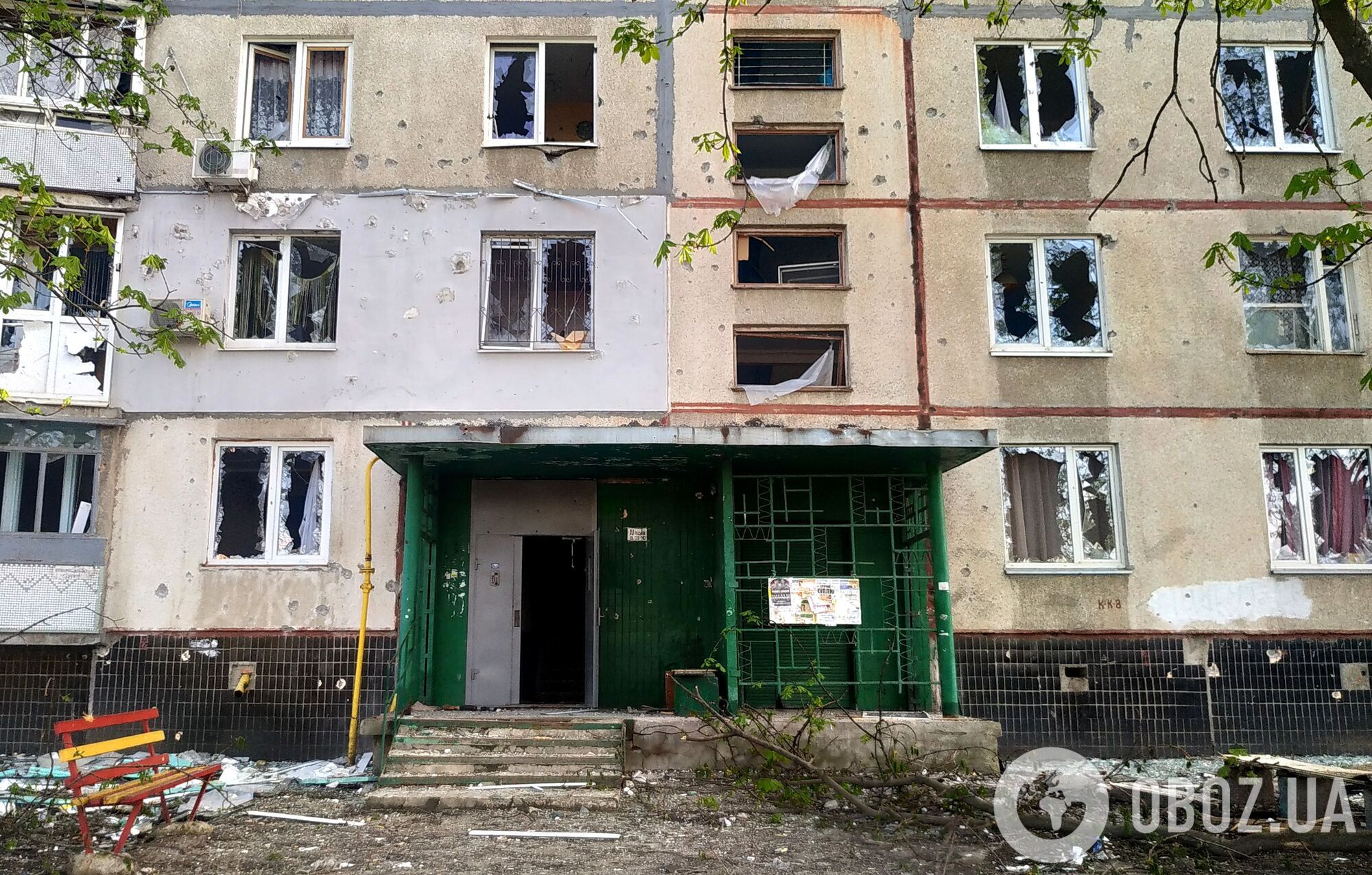 Будинок на Салтівці після російського обстрілу