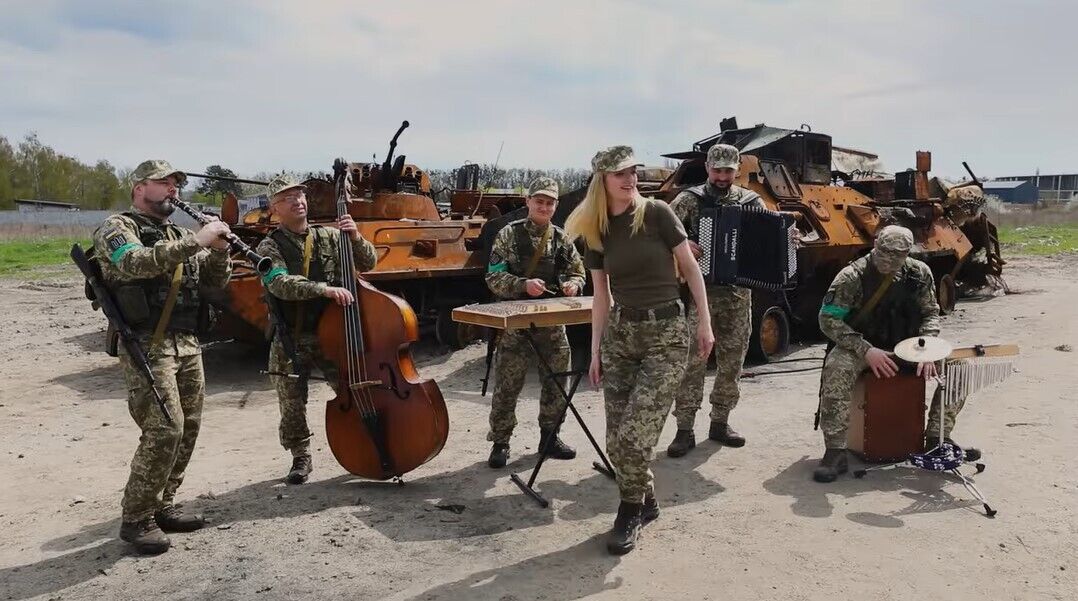 Песню о Чернобаевке записал военный оркестр ВСУ