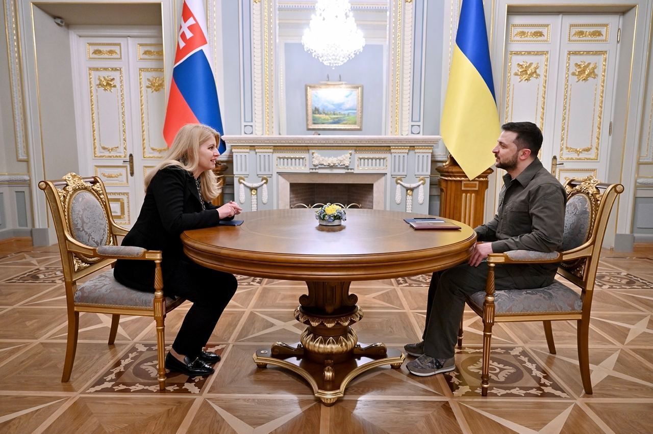 Встреча президентов Украины и Словакии