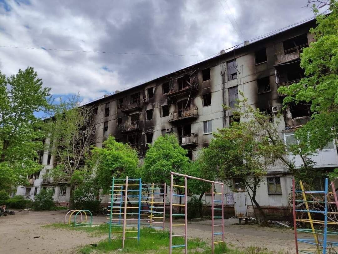Многоквартирный дом на Луганщине