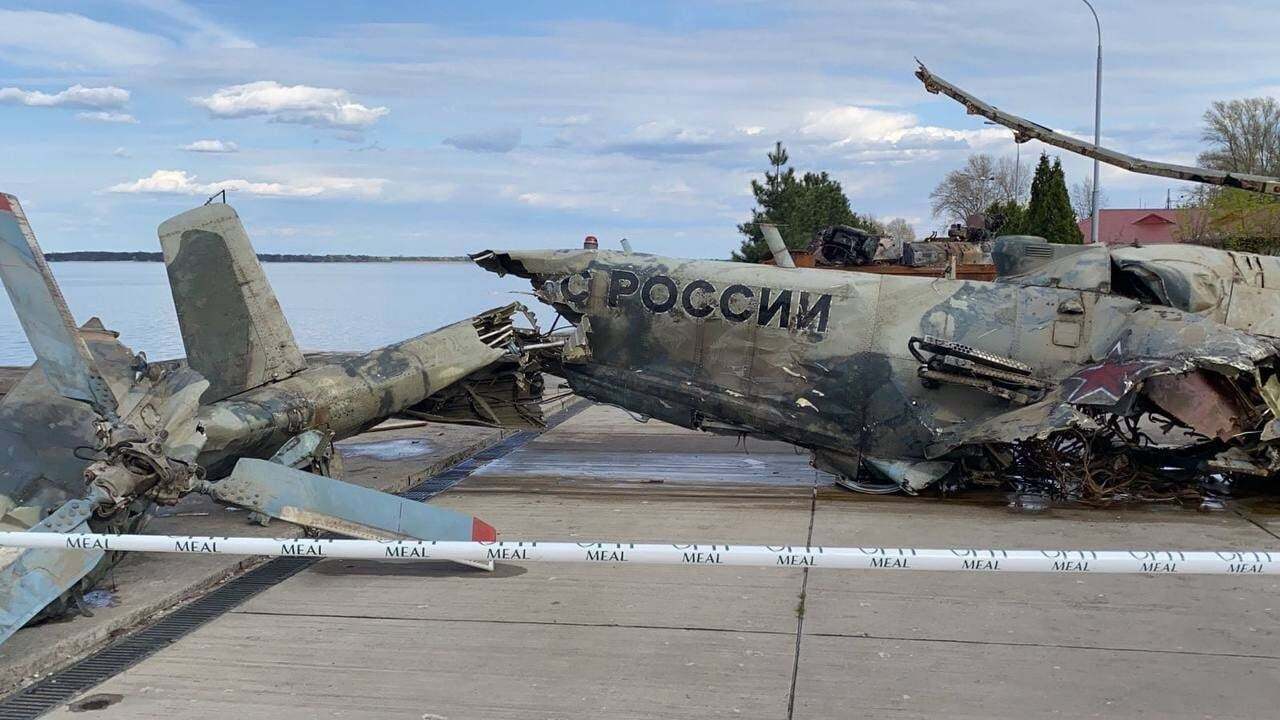 Уничтоженный ВСУ российский самолет