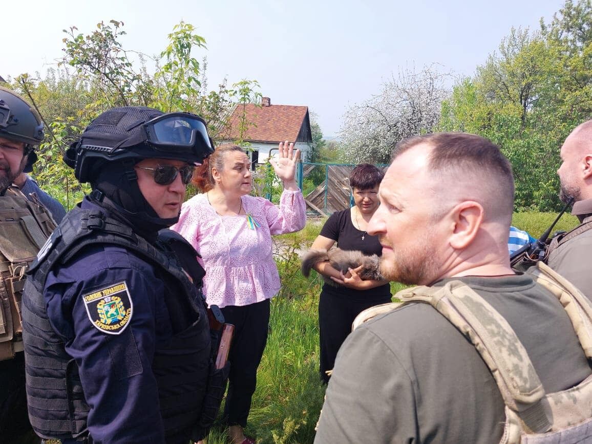 Начальник областного отделения полиции пообщался с жителями н.п.