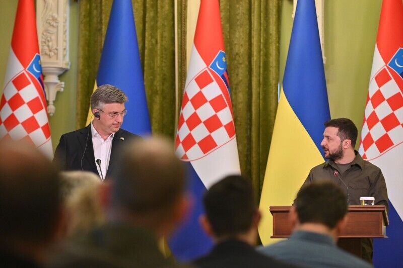 Український лідер зустрівся з прем'єр-міністром Хорватії