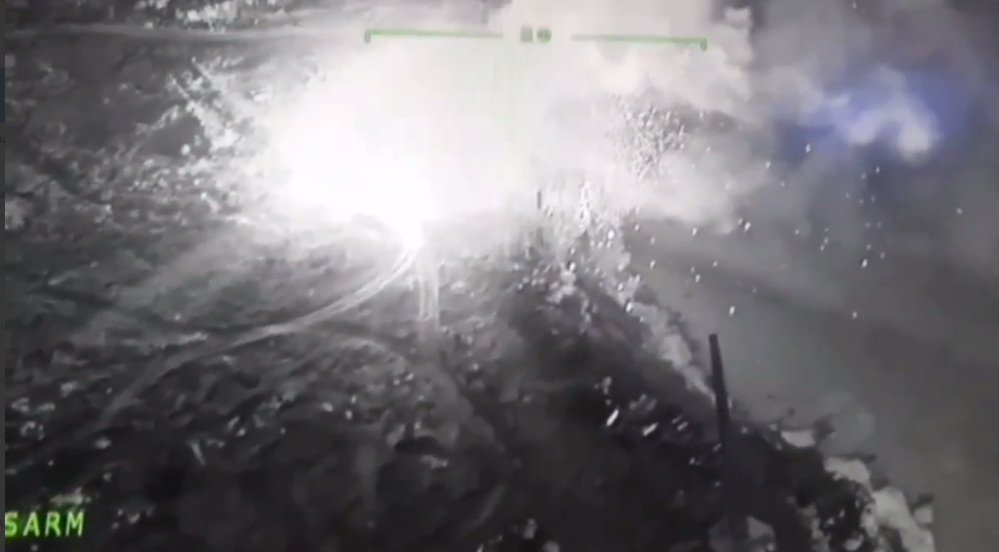 Украинцы уничтожили вражеский вертолет