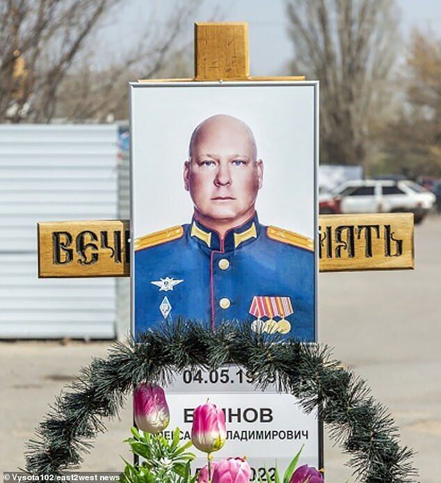 Могила полковника Александра Блинова