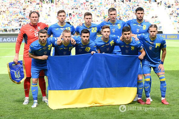 Сборная Украины по футболу.