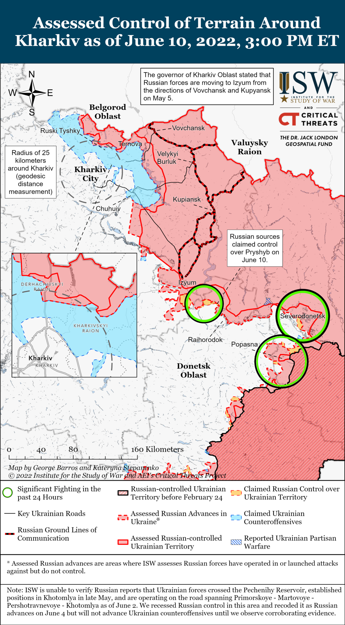 Карта боевых Действий в Украине