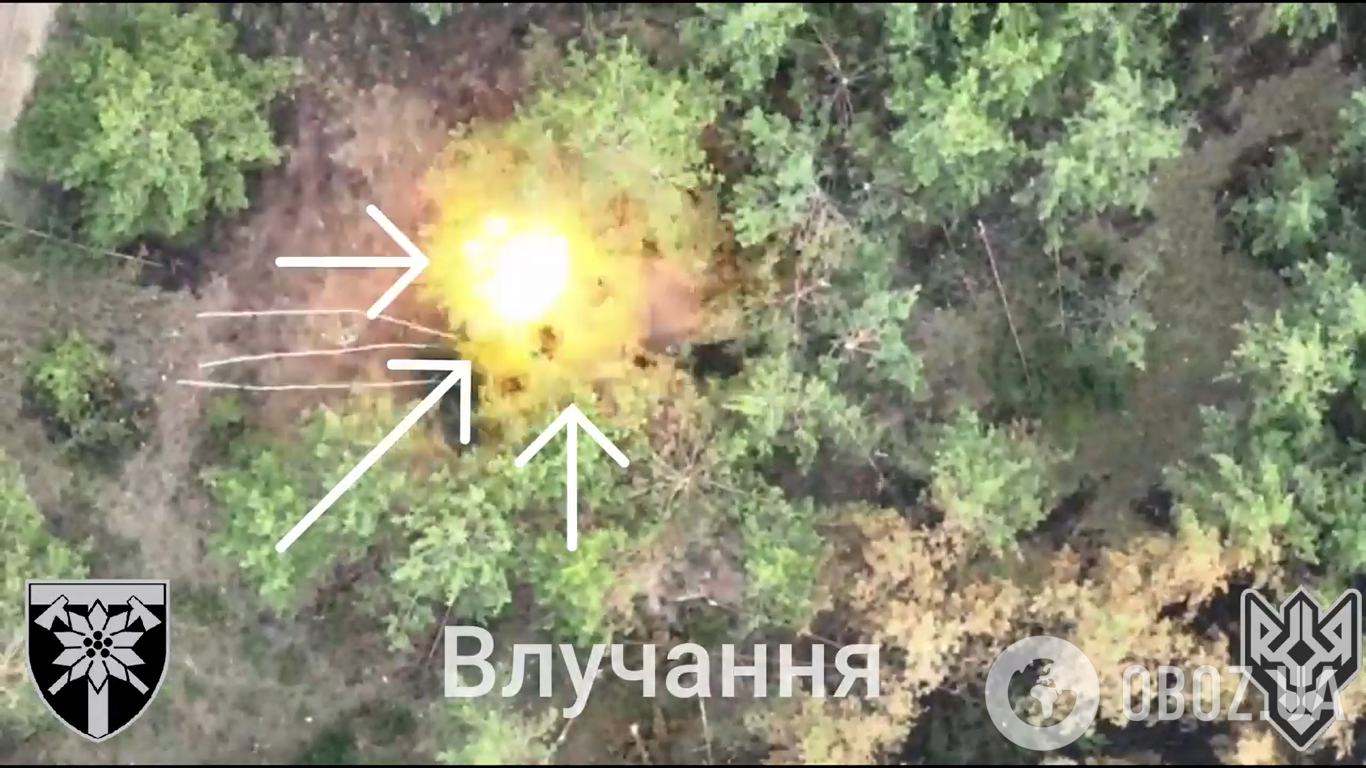 Украинские воины обнаружили и разбили позиции врага