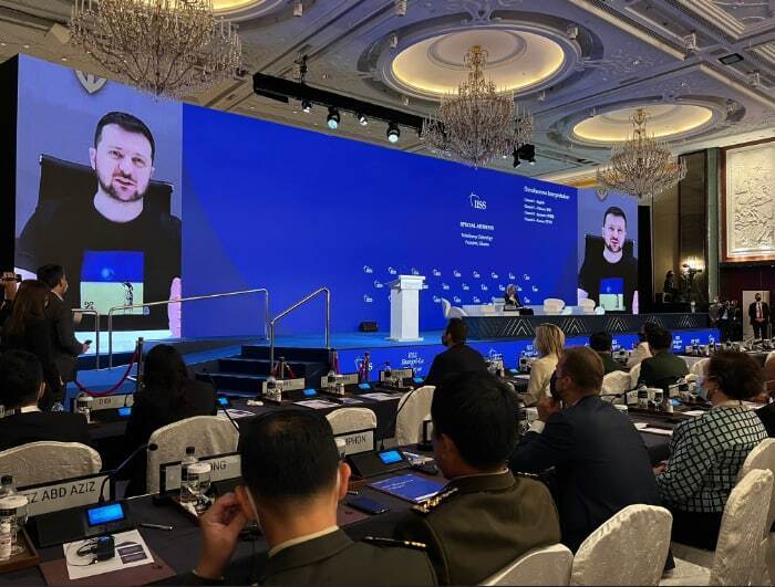 Володимир Зеленський звернувся до учасників Азійського саміту з безпеки "Діалог Шангрі-Ла".