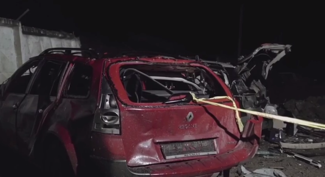 Знищені внаслідок удару РФ цивільні авто