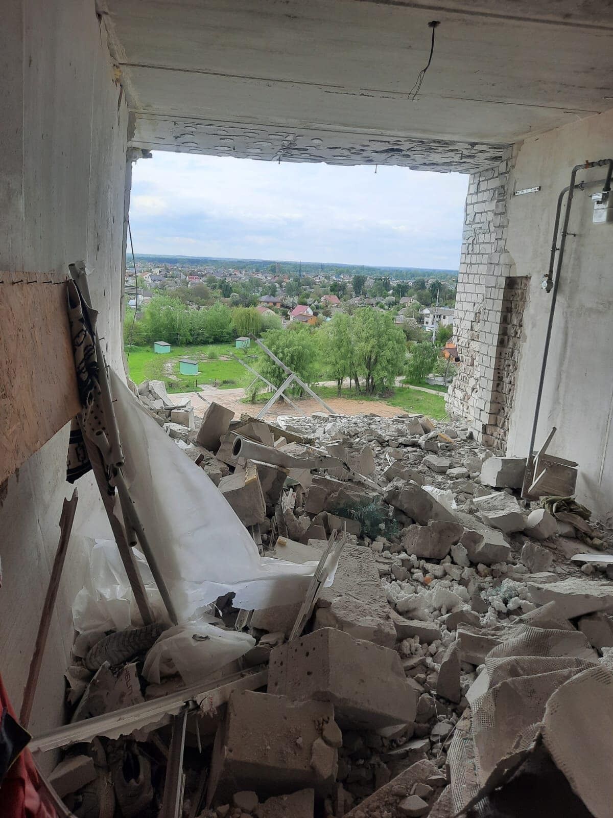 Разрушенный дом в Чернигове
