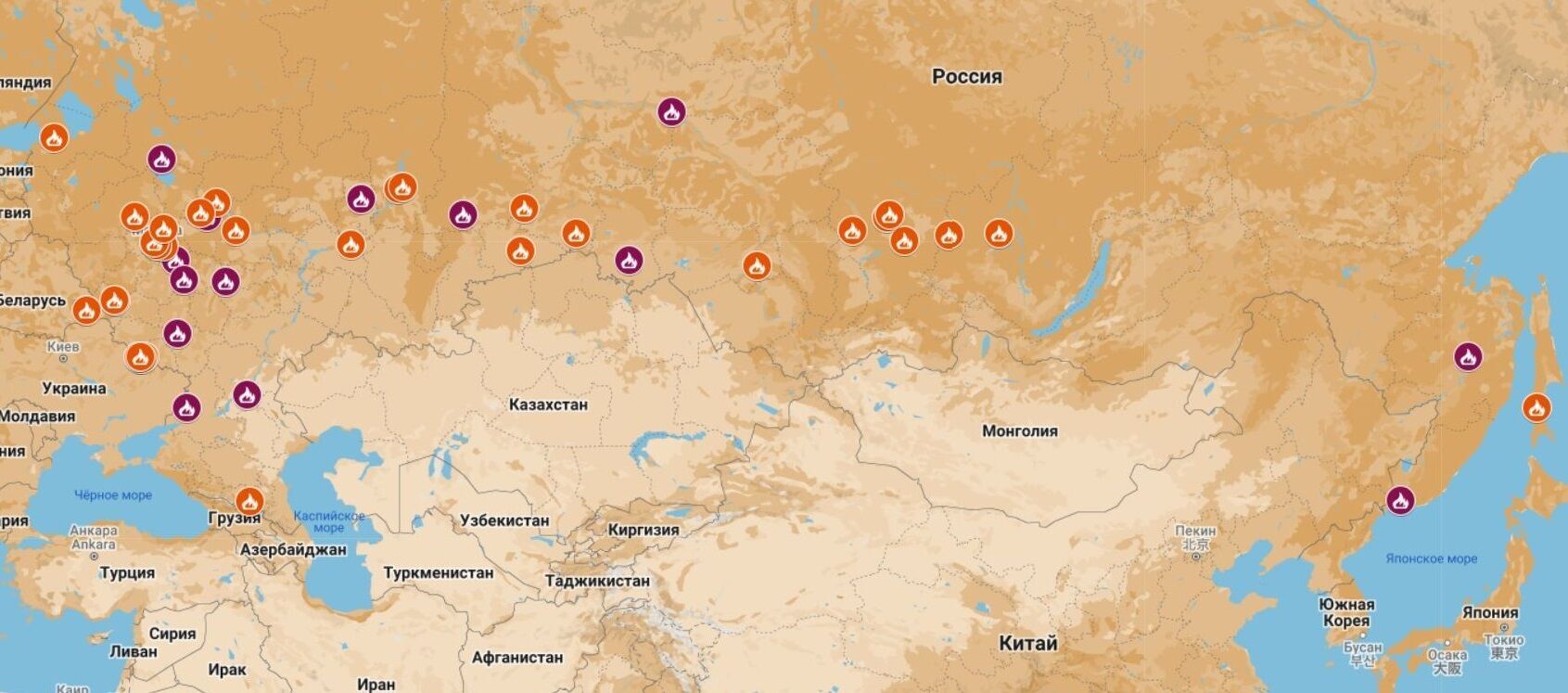 В России горят заводы и военкоматы