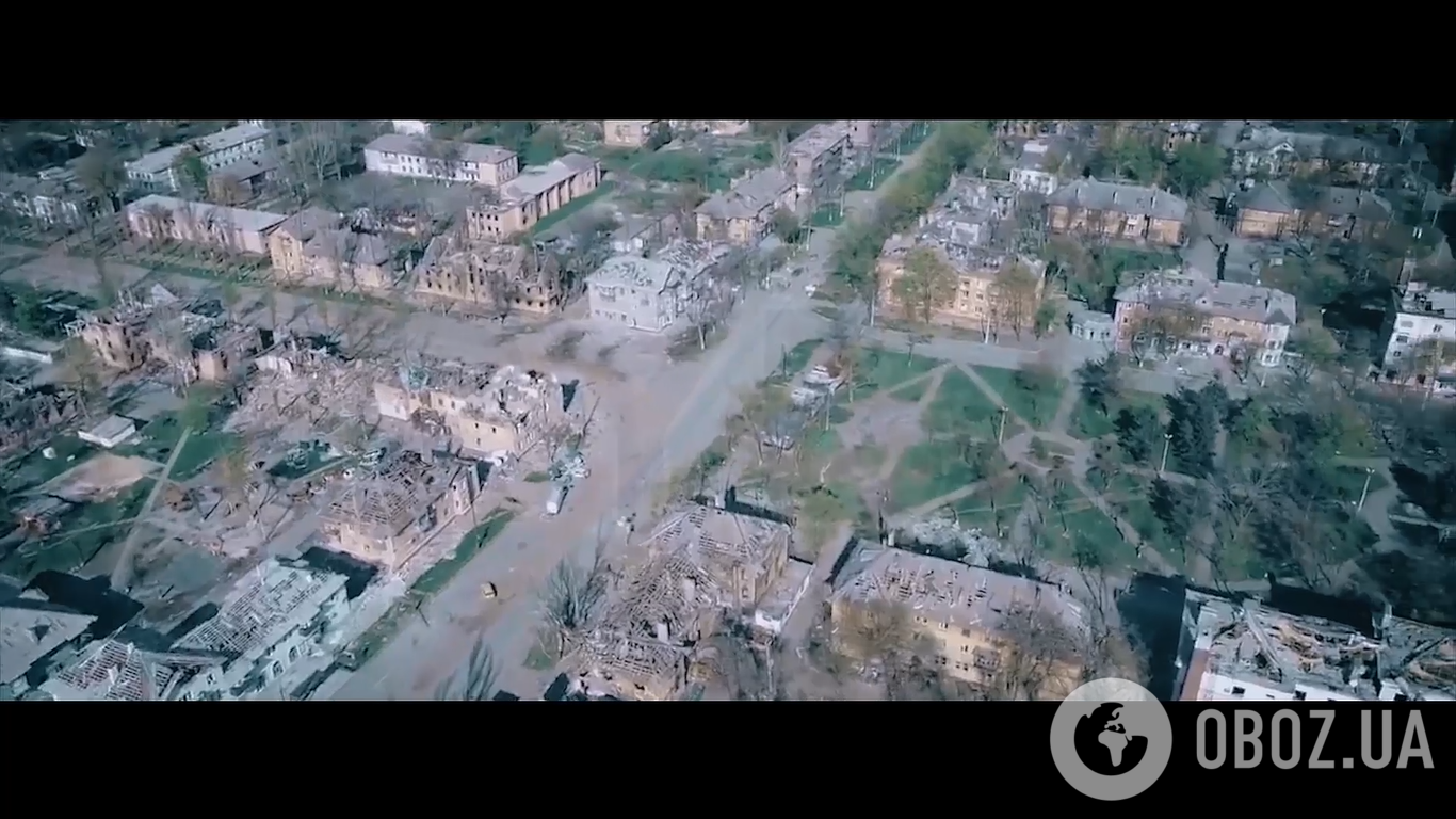 Разрушенный россиянами Мариуполь