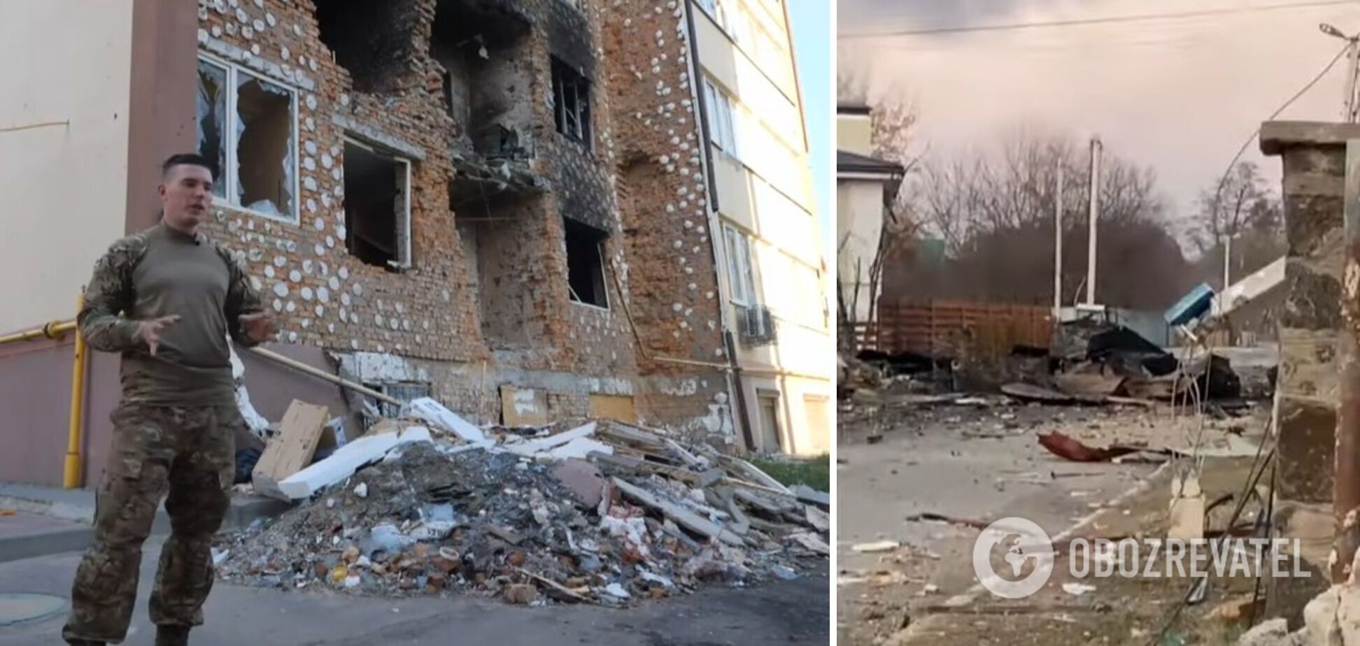 Разведчик Игорь Дикун выстрелами из РПГ уничтожил авто с российским десантом в Ирпене