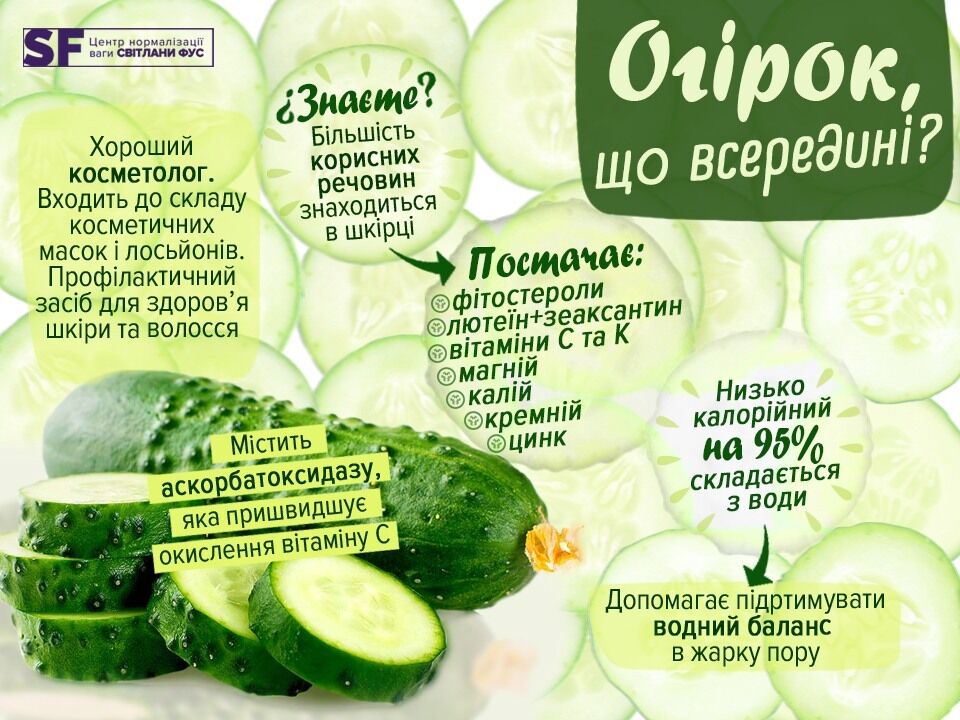 У чому унікальність огірків і кому їх їсти заборонено