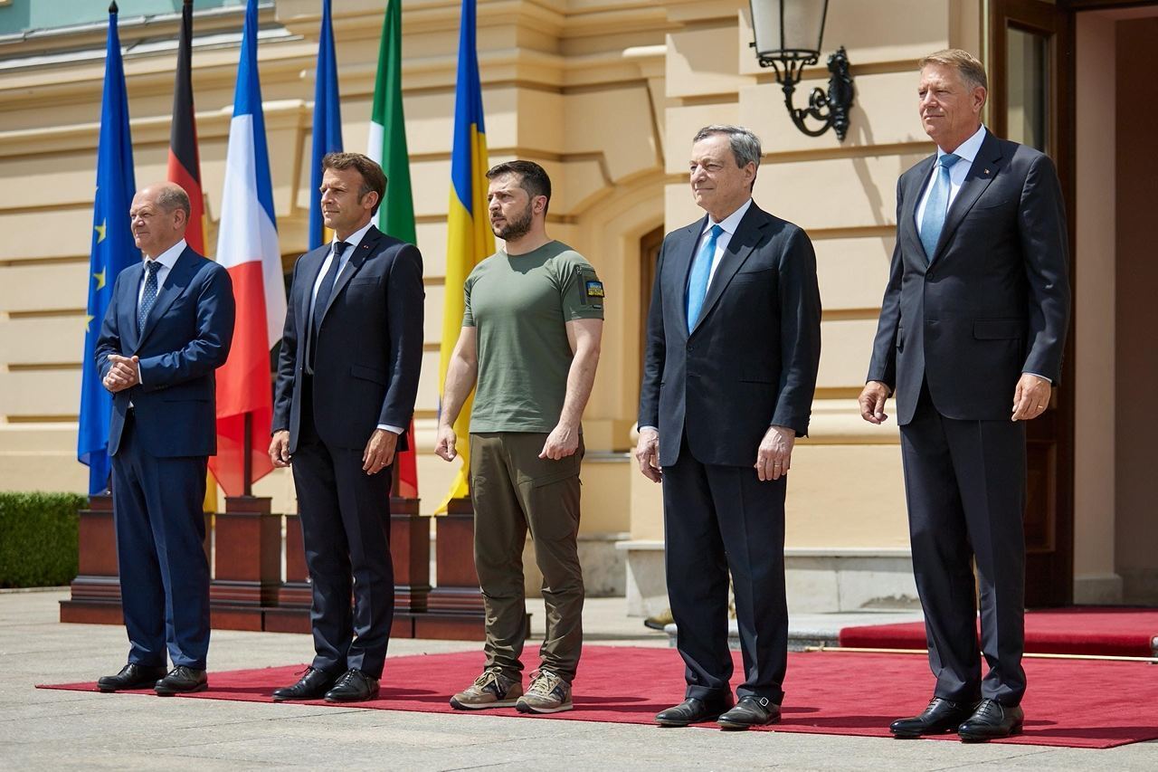 Встреча европейских лидеров в Мариинском дворце