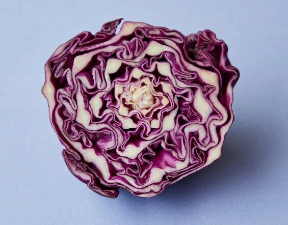 Салат з фіолетової капусти