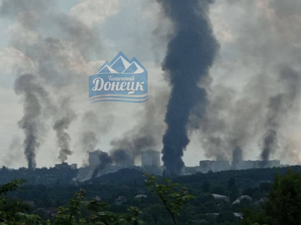 В Донецке горит военная база оккупантов