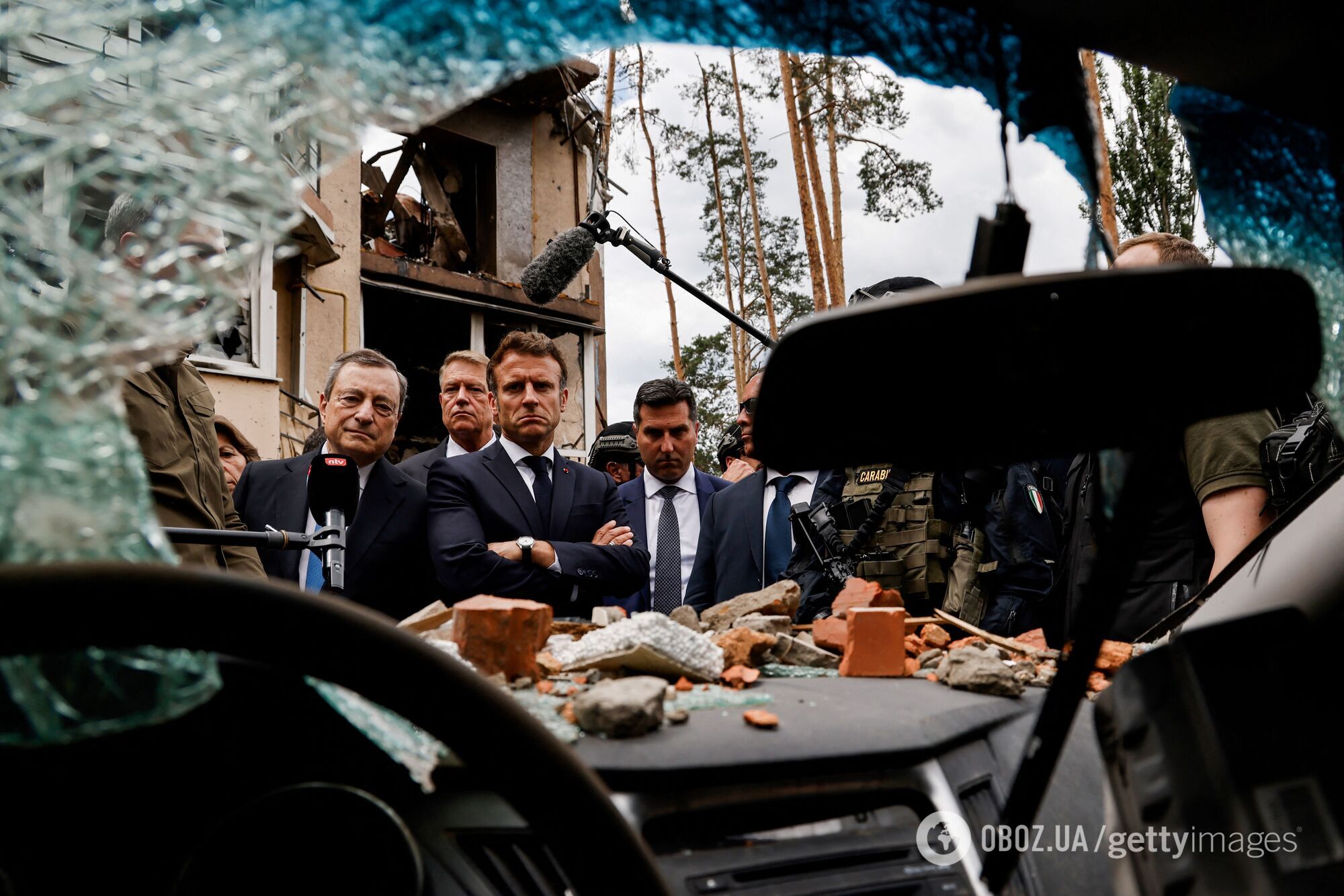 Лідери ЄС відвідали зруйнований окупантами Ірпінь і були шоковані побаченим.