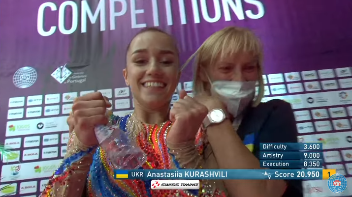 Анастасия Курашвили стала первой