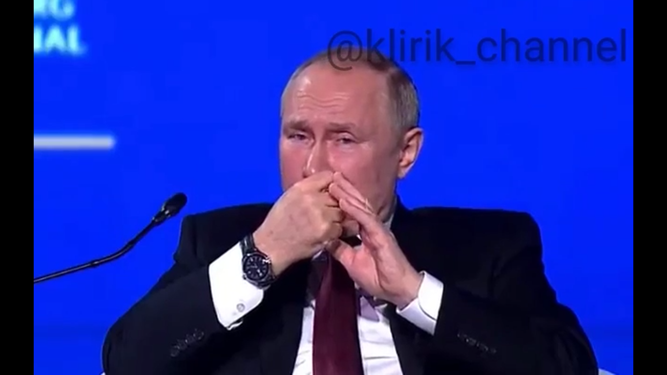 Путин грызет ногти