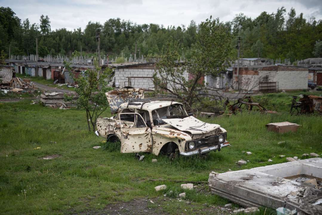 В Высокополье расстреливают машины