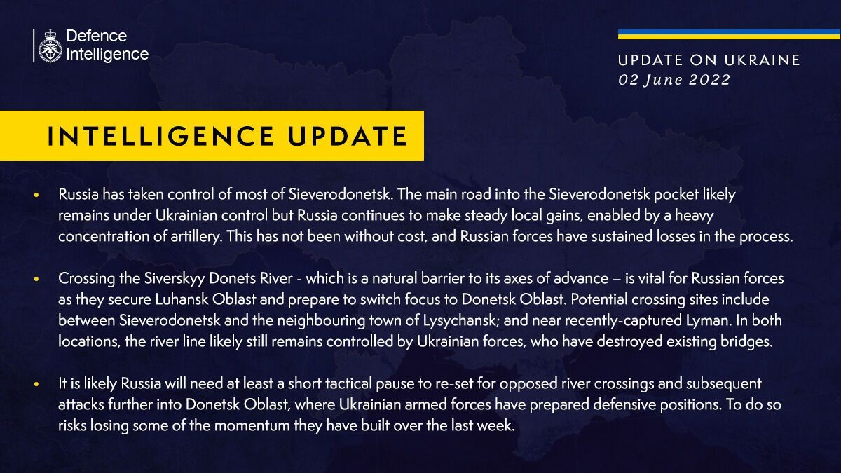 Форсування Сіверського Дінця "життєво важливе" для окупантів