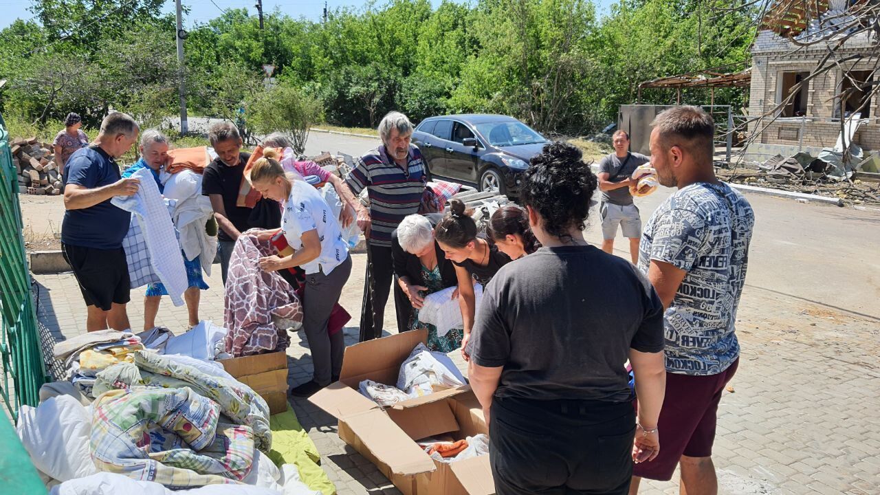 Фонд оказал первую помощь жителям города Дружковка