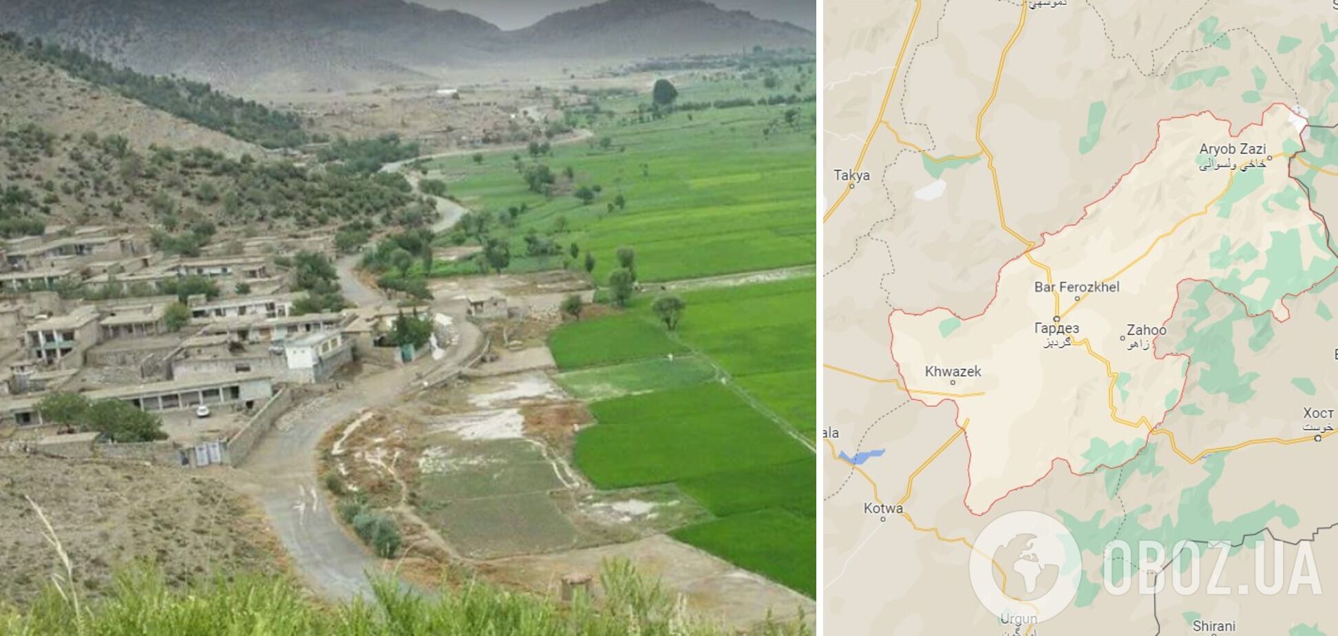 Під ударом опинилася афганська провінція Пактія