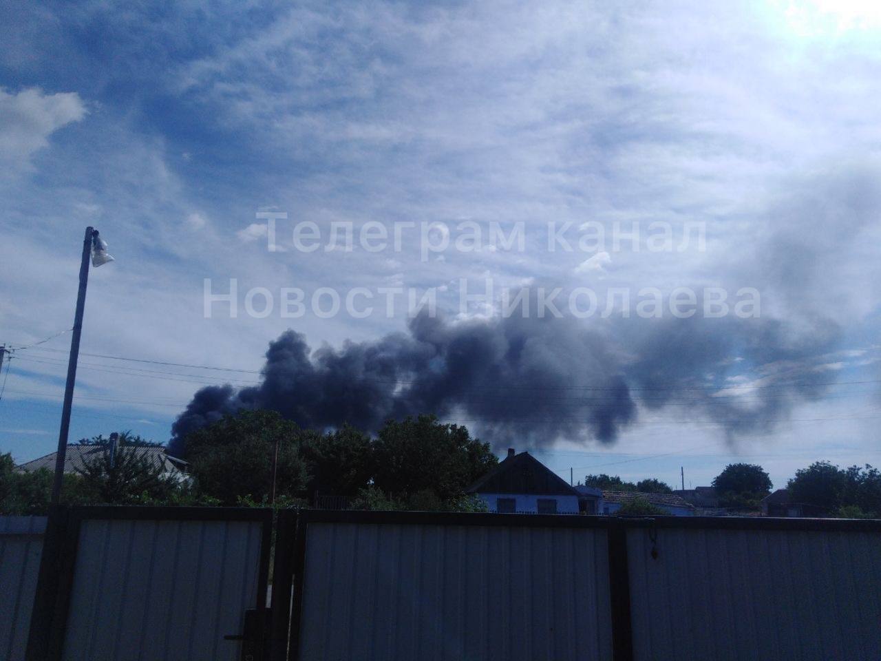 Пожежа біля села Киселівка