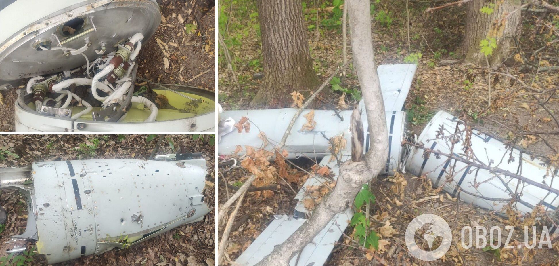 Російська ракета "Калібр", яку було збито на Вінниччині в травні