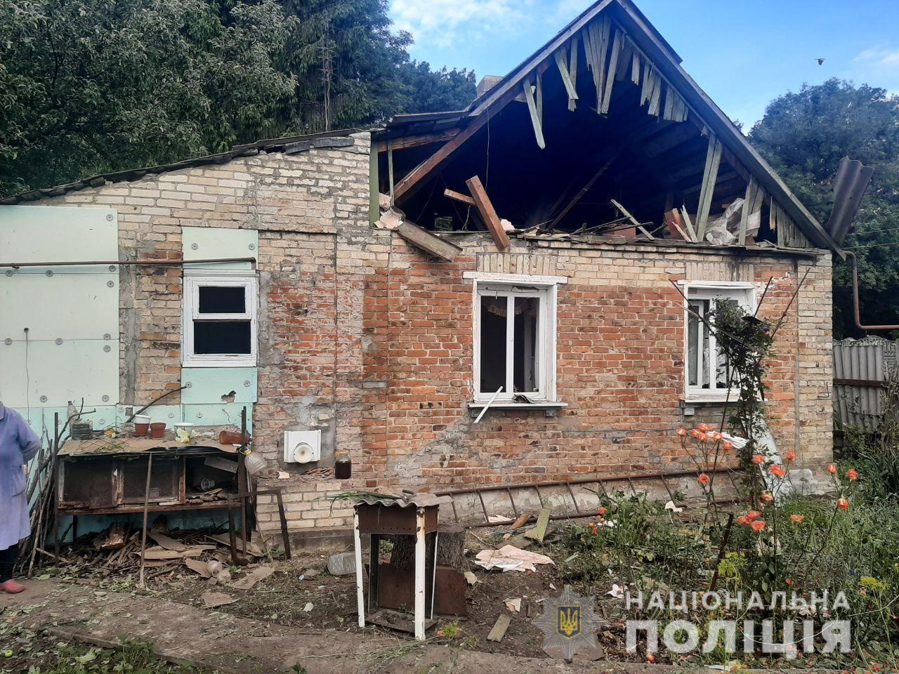 Наслідки російських обстрілів по населених пунктах Донеччини