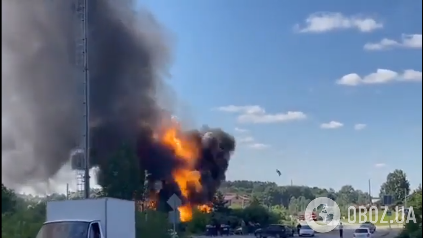 У Росії на автозаправці вибухнула цистерна з газом