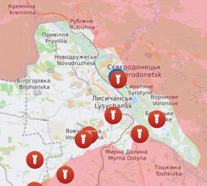 Оккупанты пытаются окружить ВСУ в районе Лисичанска