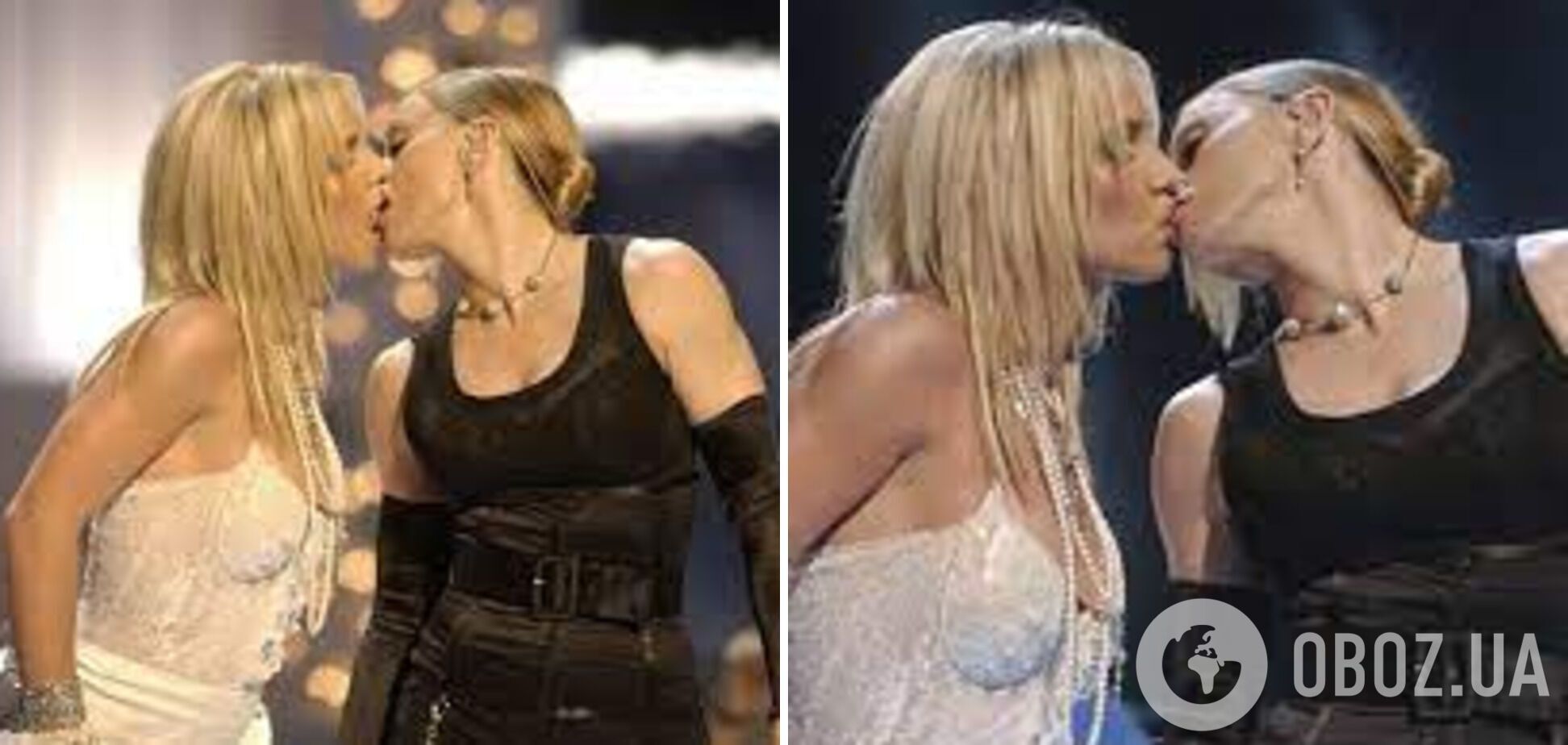 Мадонна поцілувалася з Брітні Спірс.